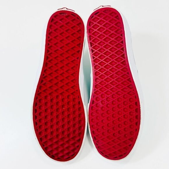 Vans Authentic Canvas Low Top Sneakers Shoes Bright Teal Turquoise Blue 7.5 - Picture 7 of 10